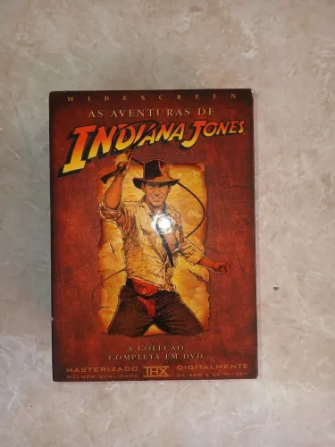 Coleção antiga de DVD Indiana Jones 