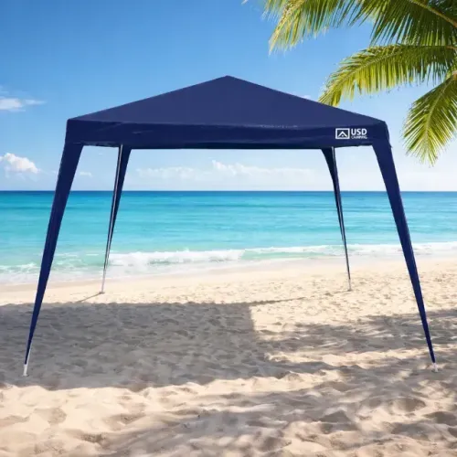 Tenda Gazebo Azul Polietileno 3x3 Metros
