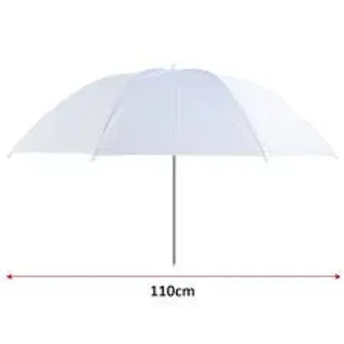 Sombrinha difusora 110cm para estúdios fotograficos