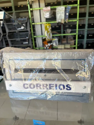Caixa correio pvc p/ grade. Telha Acril.