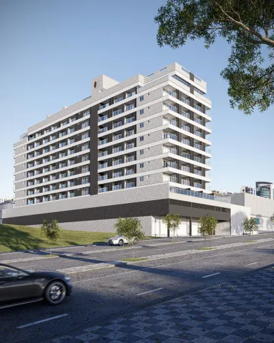 Studio à venda em Curitiba, Boa Vista, com 1 quarto, 26,73m²