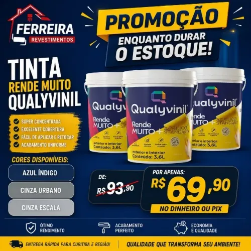 Tinta qualyvinil 3,6l 