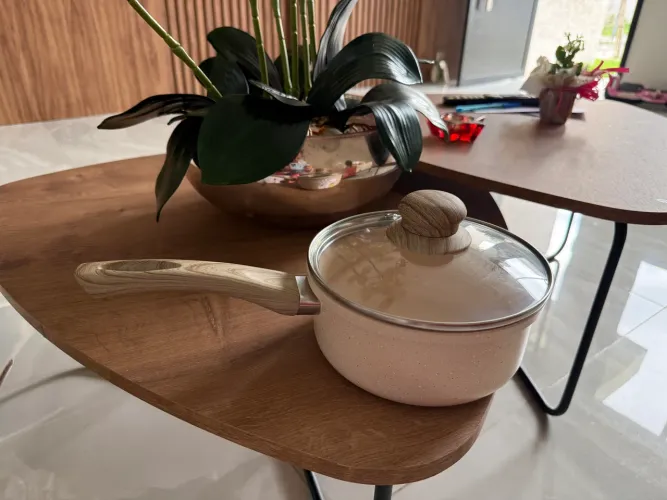 Kit de panela de cerâmica com 5 panelas