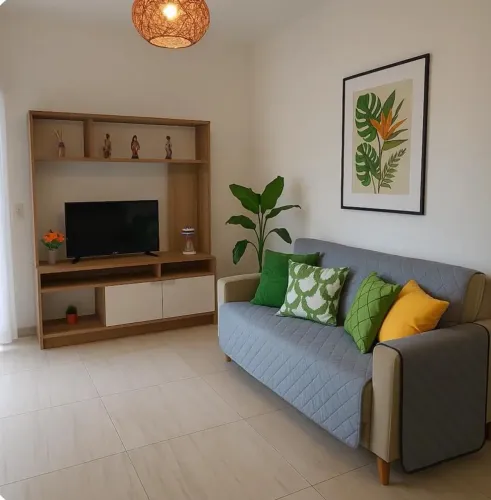 PRÉDIO frent ao mar APT no 2° and com Ar/ Tela de proteção / Wi-Fi/ Elevador . Piuma E.S