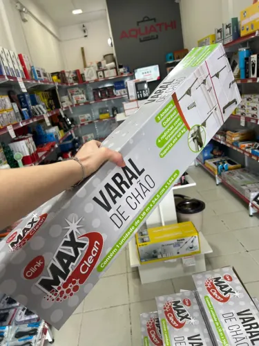Varal de Chão Torre Vertical 3 Andares Cinza Portátil até 40Kg
