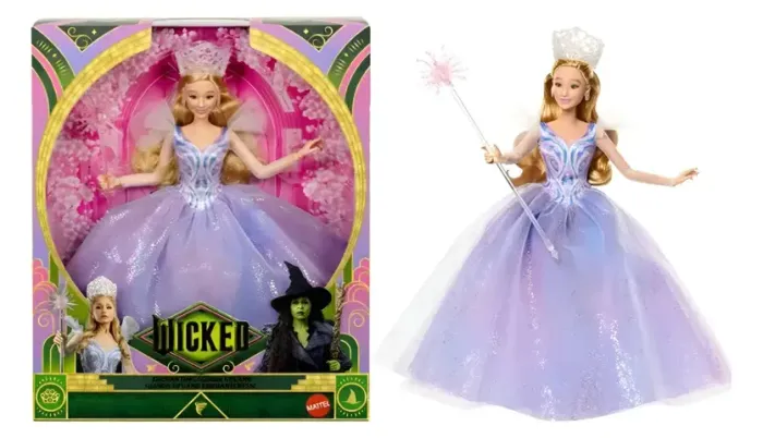 Boneca Filme Wicked Good Glinda Ariana Grande Mattel Barbie