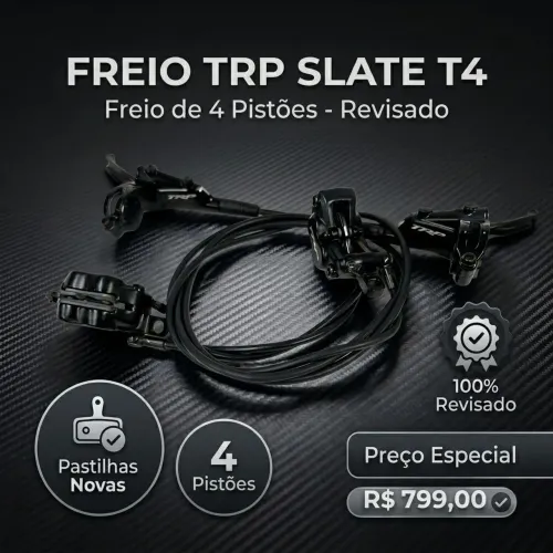 FREIO TRP SLATE T4 (4 PISTÕES) - REVISADO