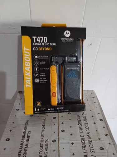 RADIO COMUNICADOR TALKABOUT MOTOROLA T470BR - ALCANCE 32 KM.