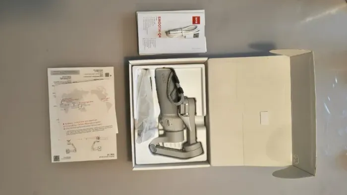 Zhiyun Smooth Q4 Estabilizador de 3 Eixos, Gimbal com haste de extensão