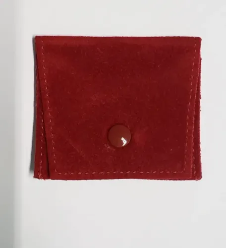 Cartier Estojo De Viagem Para Anel/joias Cor Vermelho Bordô