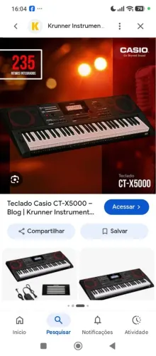 Teclado ? CT-X5000 Semi-novo!