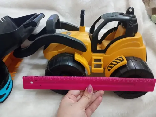 Super Escavadeira carrinho de brinquedo tamanho grande, caminhões de construção