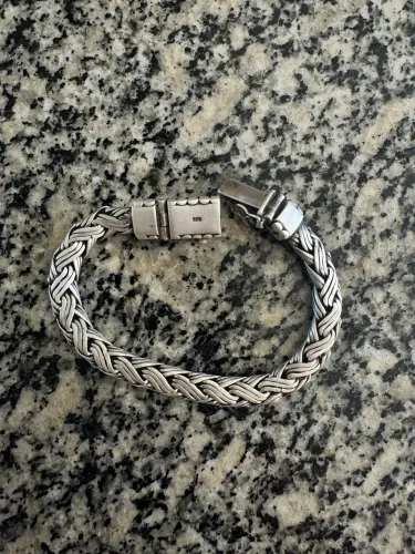 Pulseira prata 65gm