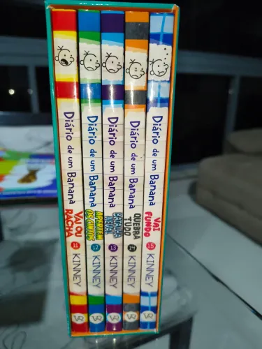 Box dos livros diario de um banana 11 ao 15 vol