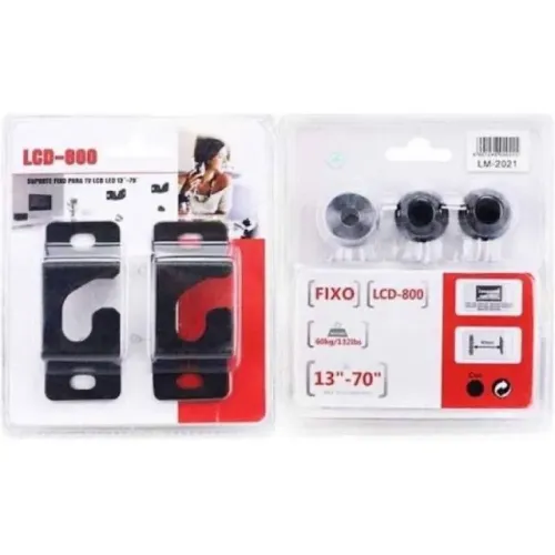 2 SUPORTES TV FIXO 13" A 80" - NOVOS