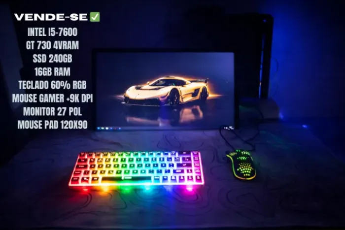 PC GAMER COMPLETO - PRONTO PRA USAR