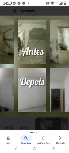 Prestação de serviços,Reparação, restauração e pinturas em geral .