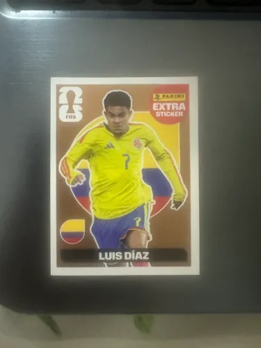 Figurinha Legend bronze Luís Diaz original copa 2026