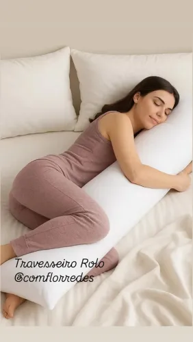 Travesseiro Rolo - Receba em casa ?