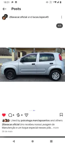 Fiat Uno Vivace Celeb. 1.0 EVO F.flex 8V 5P 2014