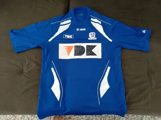 Camisa KAA Gent da Bélgica original Jako de jogo do brasileiro Adriano Duarte número 13