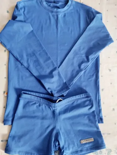 Conjunto infantil com camisa e sunga Litoraneus