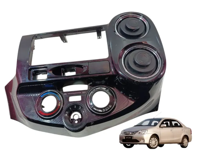 Moldura Central Painel Rádio Toyota Etios 2015