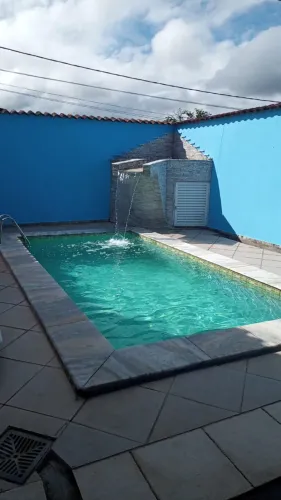 Casa de Temporada com piscina e churrasqueira em Itanhaém, 3 quartos