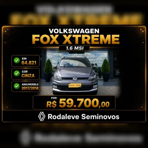 Volkswagen Fox Xtreme 1.6 Flex 8V 5P 2018