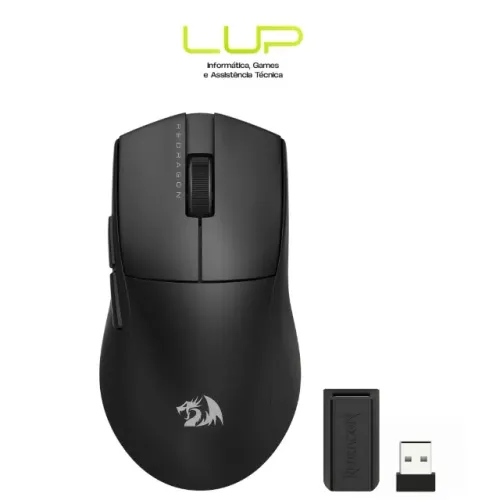 (LOJA FÍSICA) Mouse gamer Redragon King pro S/fio 26kDPI