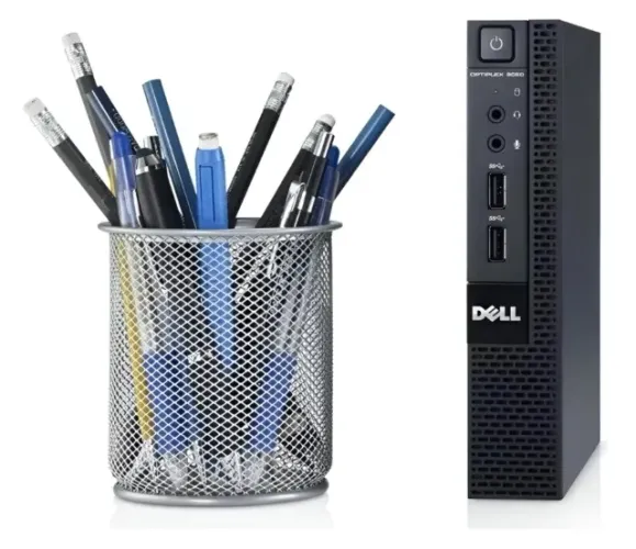 Micro CPU Computador Dell Optiplex I3 Mini, Wind 11, SSD 128, RAM 8 GB, Wi-Fi e Bluetooth