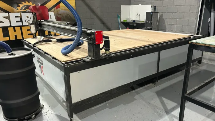 Router CNC + Cabeçote Flutuante + Aspirador de pó
