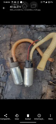 2 motor gasolina bomba combustível