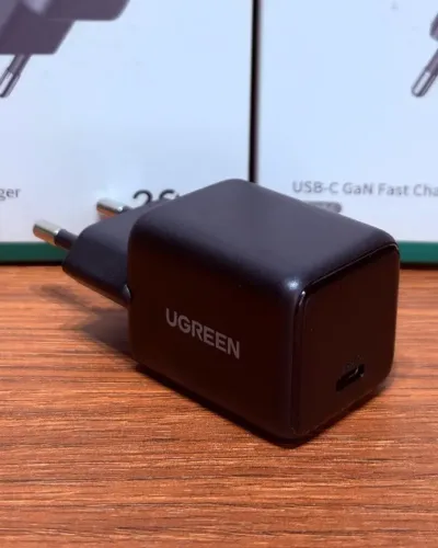 Carregador Turbo Ugreen USB-C 20W GaN - Carga Rápida PD - Novo, Entrega Grátis