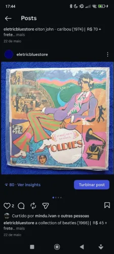 Vinil Beatles - Oldies (Hits de 1964 a 1966)