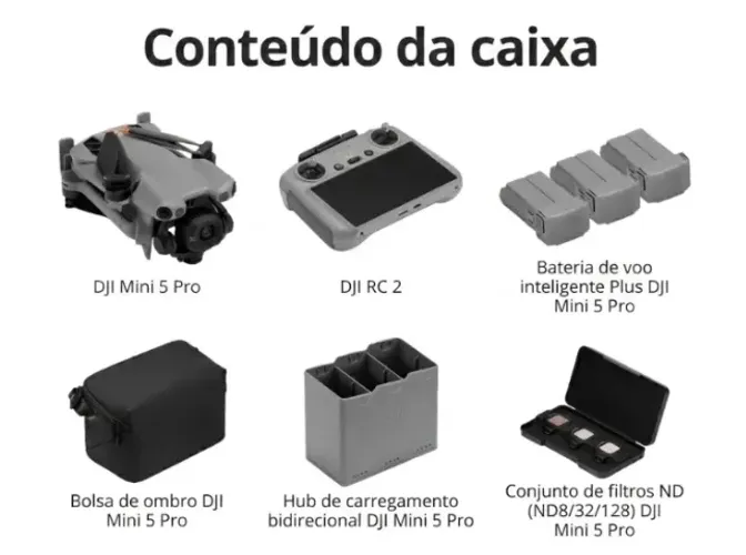 DRONE DJI Mini 5 Pro Combo 