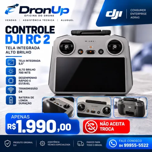RÁDIO CONTROLE DJI RC2