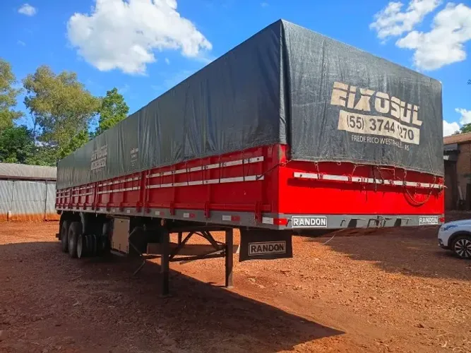 CARRETA RANDON GRANELEIRO 3 EIXOS 2007 - 2008 - VERMELHO