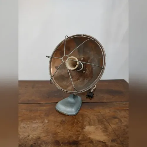 Aquecedor Faet antigo anos 50 refletor de cobre