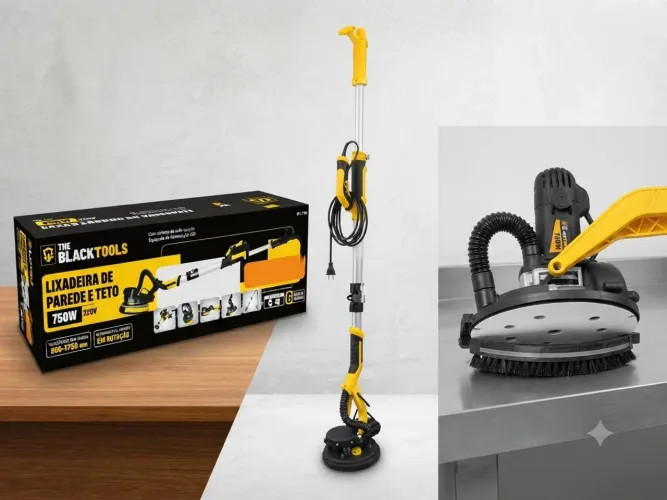 Lixadeira Piso Teto 750w 220v Autoaspirante
