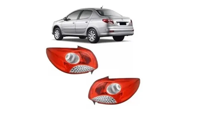 Par Lanterna Peugeot 207 Sedan 2011 2012 2013 2014 Cinza