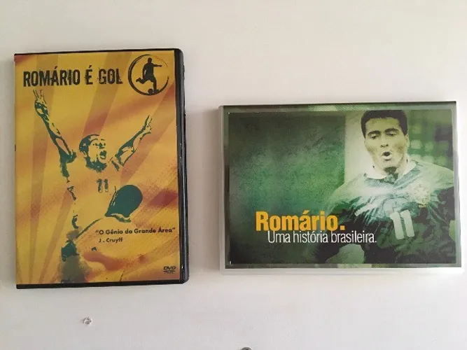 DVDs Romário kit com 2: É Gol e Uma História Brasileira  