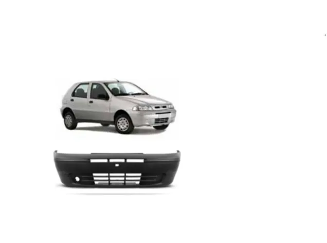 Para-Choque Dianteiro Fiat Palio/Siena/Weekend Preto Ano:2001/2003