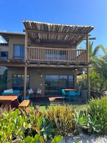 ALUGUEL TEMPORADA: Casa 3 suites frente ao mar , Itacimirim