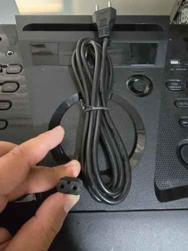 Cabo de força C7 tipo 8 para eletrônicos 