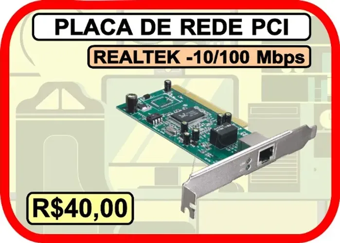 Placa de Rede PCI Tp-Link (Produto OEM-Entrega Grátis)