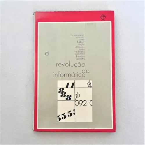 (Aceito cartão) Livro A Revolução da Informática de 1970
