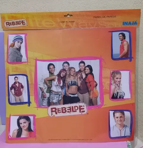 Painel de Parede RBD Rebelde - Novela SBT - Anos 200 - Produto raro