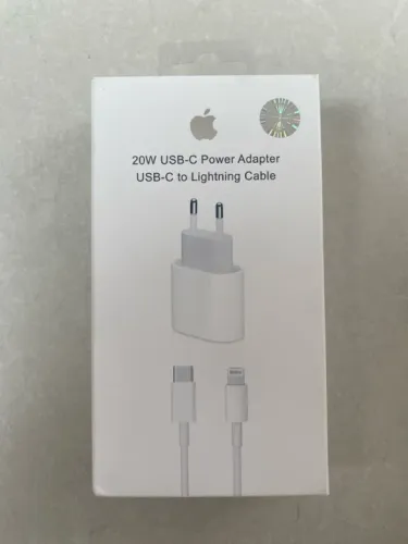 Carregador turbo Apple 20W USB-C para Lightning