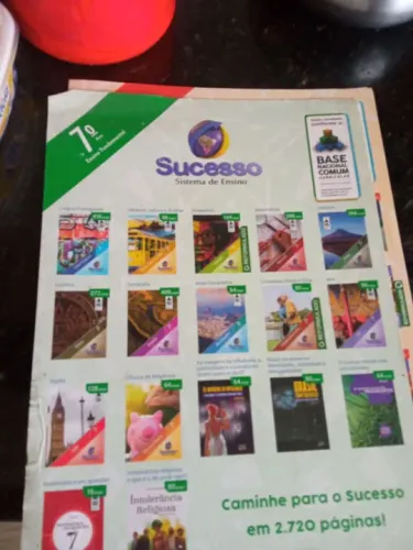 Coleção didática sucesso, 7 ano